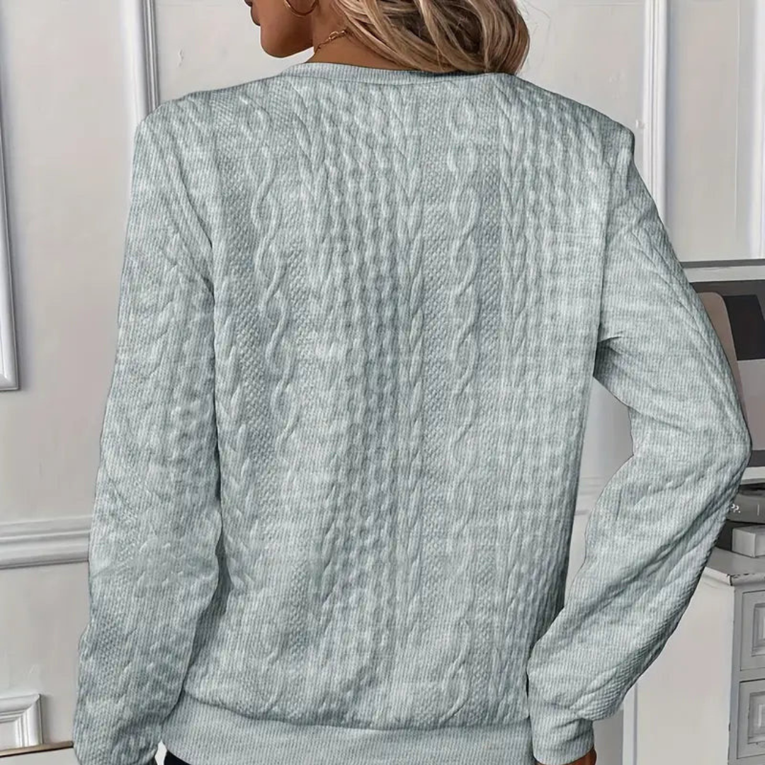 MAYA - Maglione premium con zip